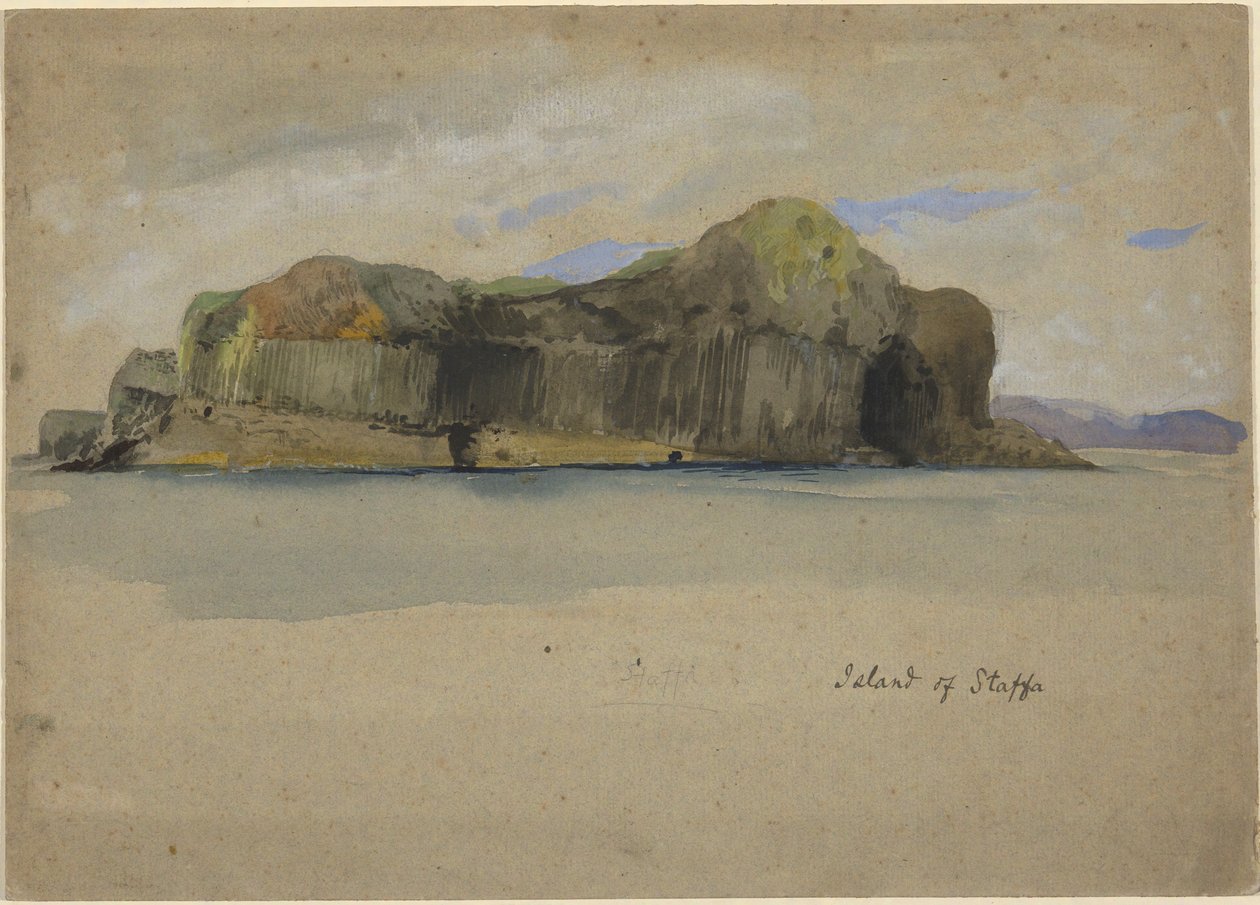 Isola di Staffa da Edwin Austin Abbey