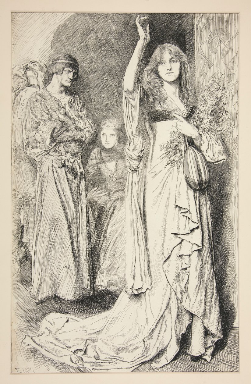 Ofelia da Edwin Austin Abbey