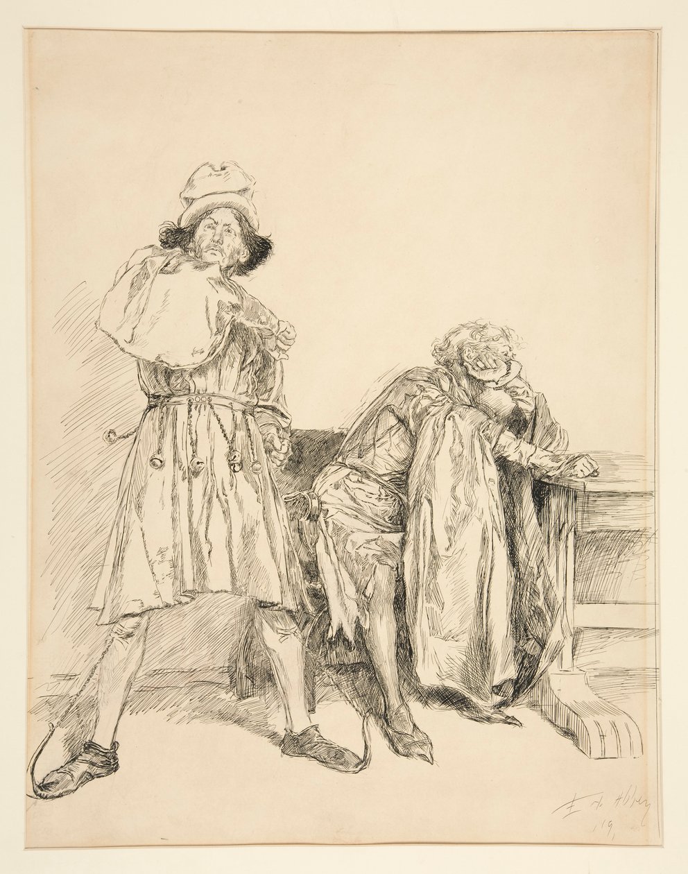 Parolles da Edwin Austin Abbey