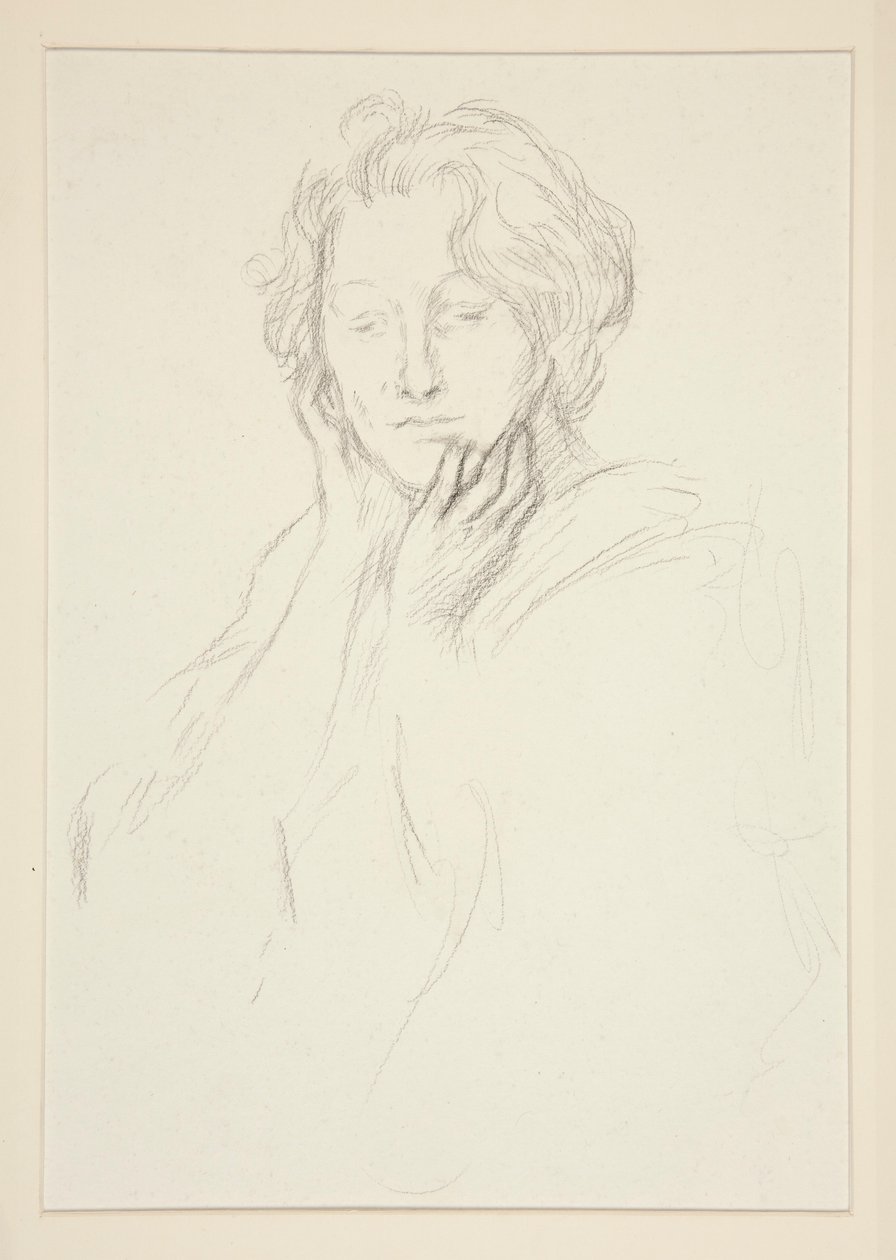 Ritratto di Mrs. Abbey da Edwin Austin Abbey