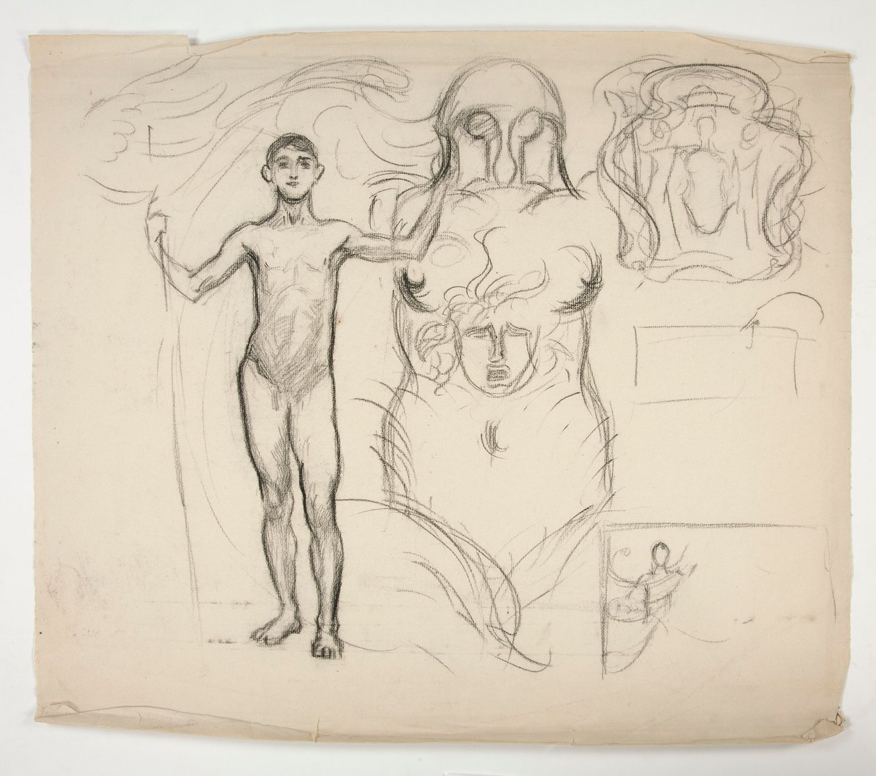 Foglio di schizzi da Edwin Austin Abbey