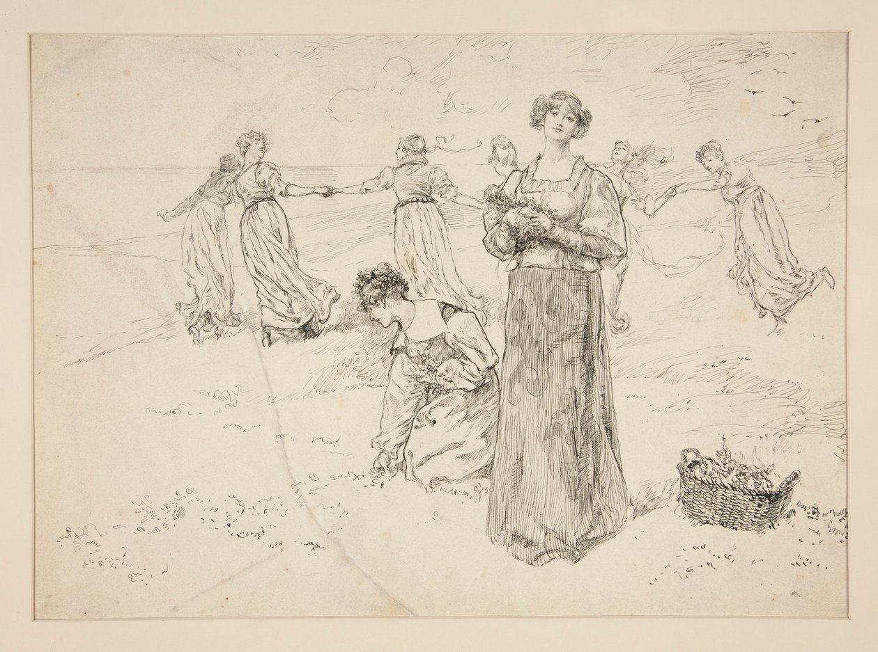 Bozzetto per da Edwin Austin Abbey
