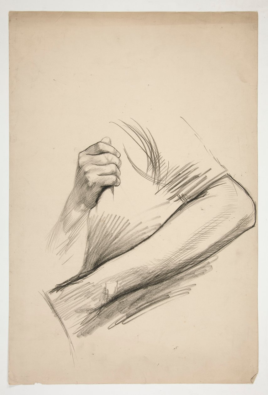 Schizzo di un Torso Superiore da Edwin Austin Abbey