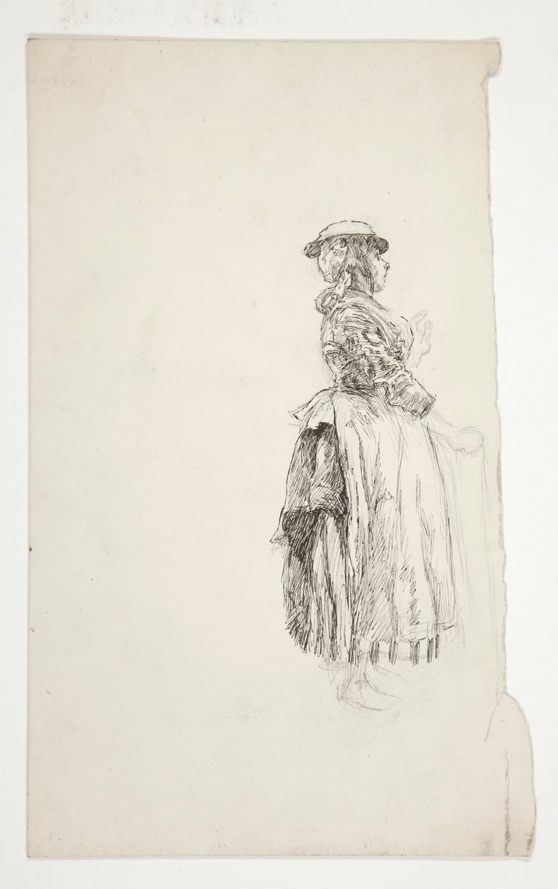 Studio di una contadina da Edwin Austin Abbey