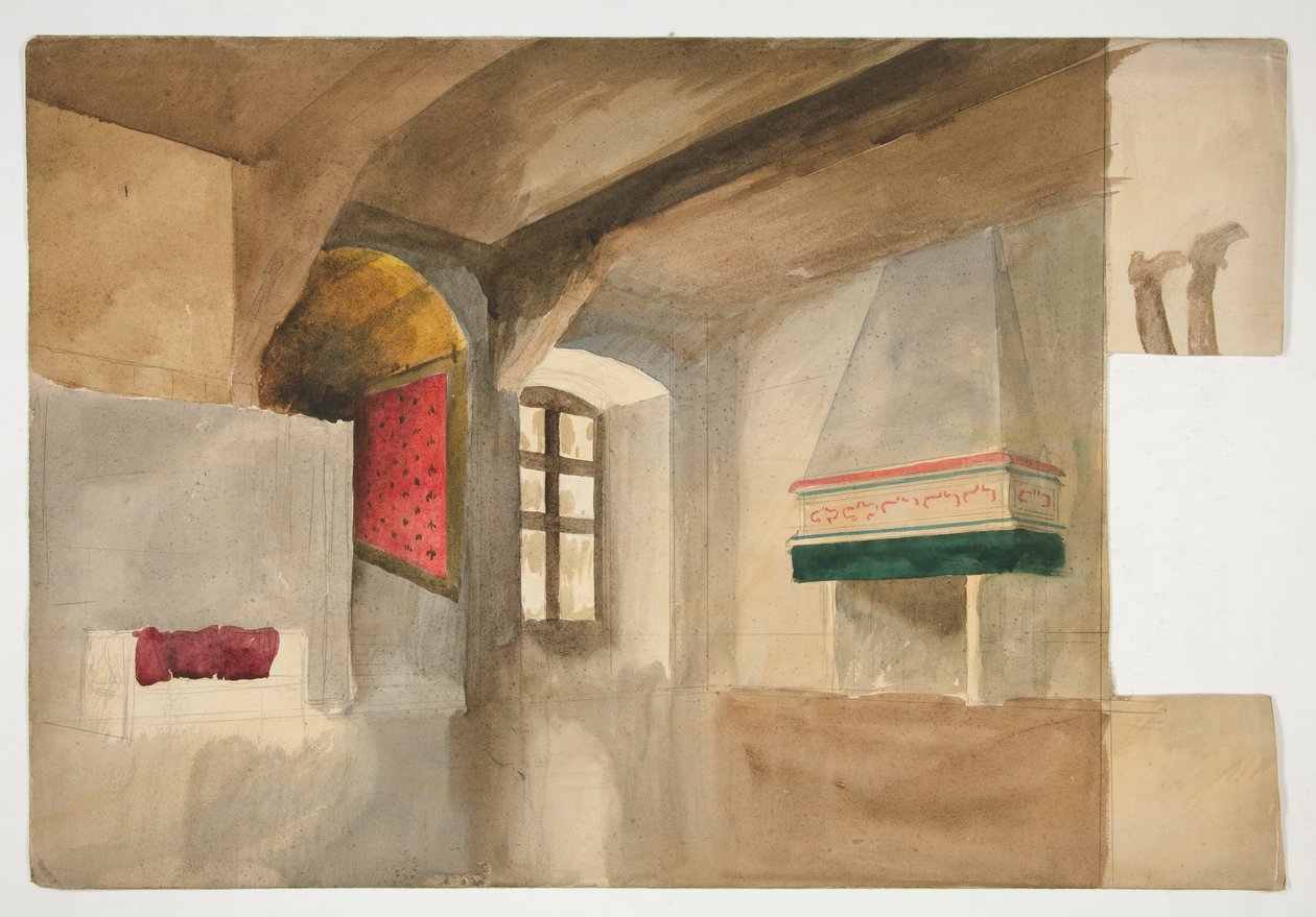 Studio di un interno da Edwin Austin Abbey