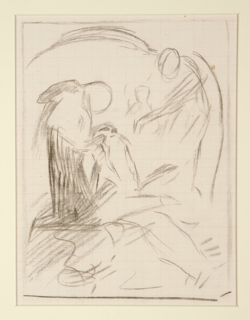 Due studi di composizione per da Edwin Austin Abbey