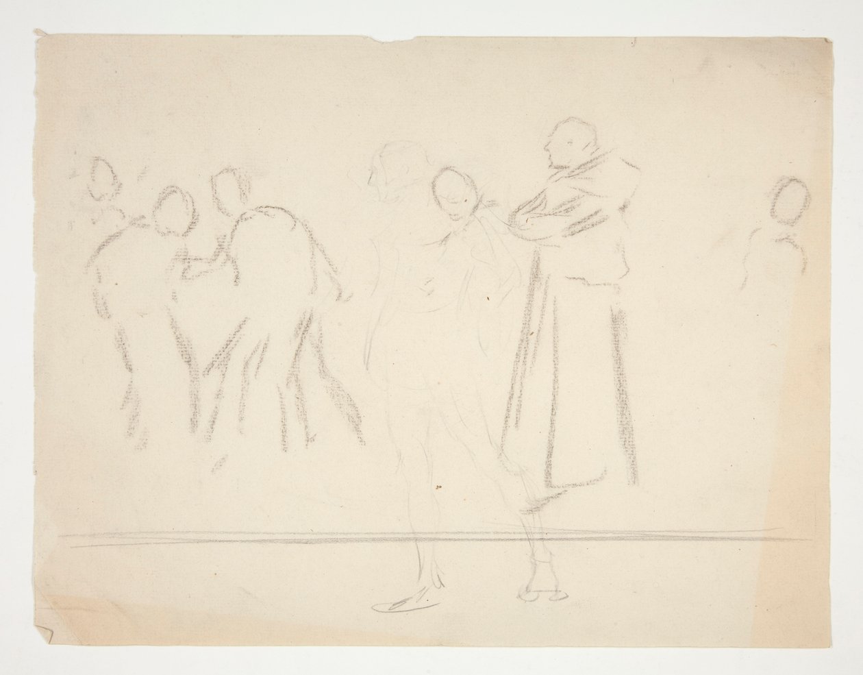 Illustrazione non identificata da Edwin Austin Abbey