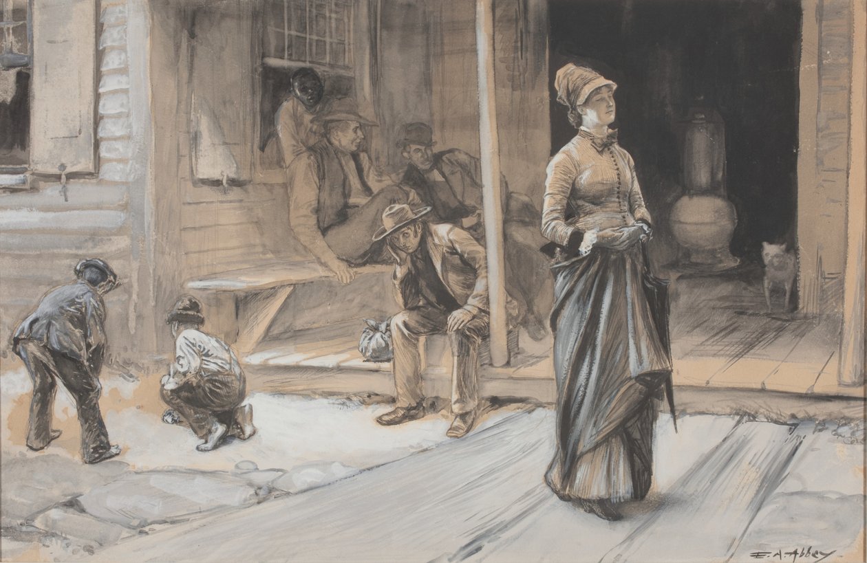 Con Orgoglio sulla Sua Fronte da Edwin Austin Abbey