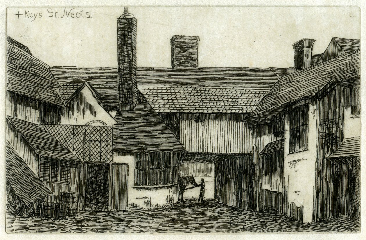 Le Chiavi della Croce, St Neots, Cambridgeshire, 1881 da Edwin Edwards