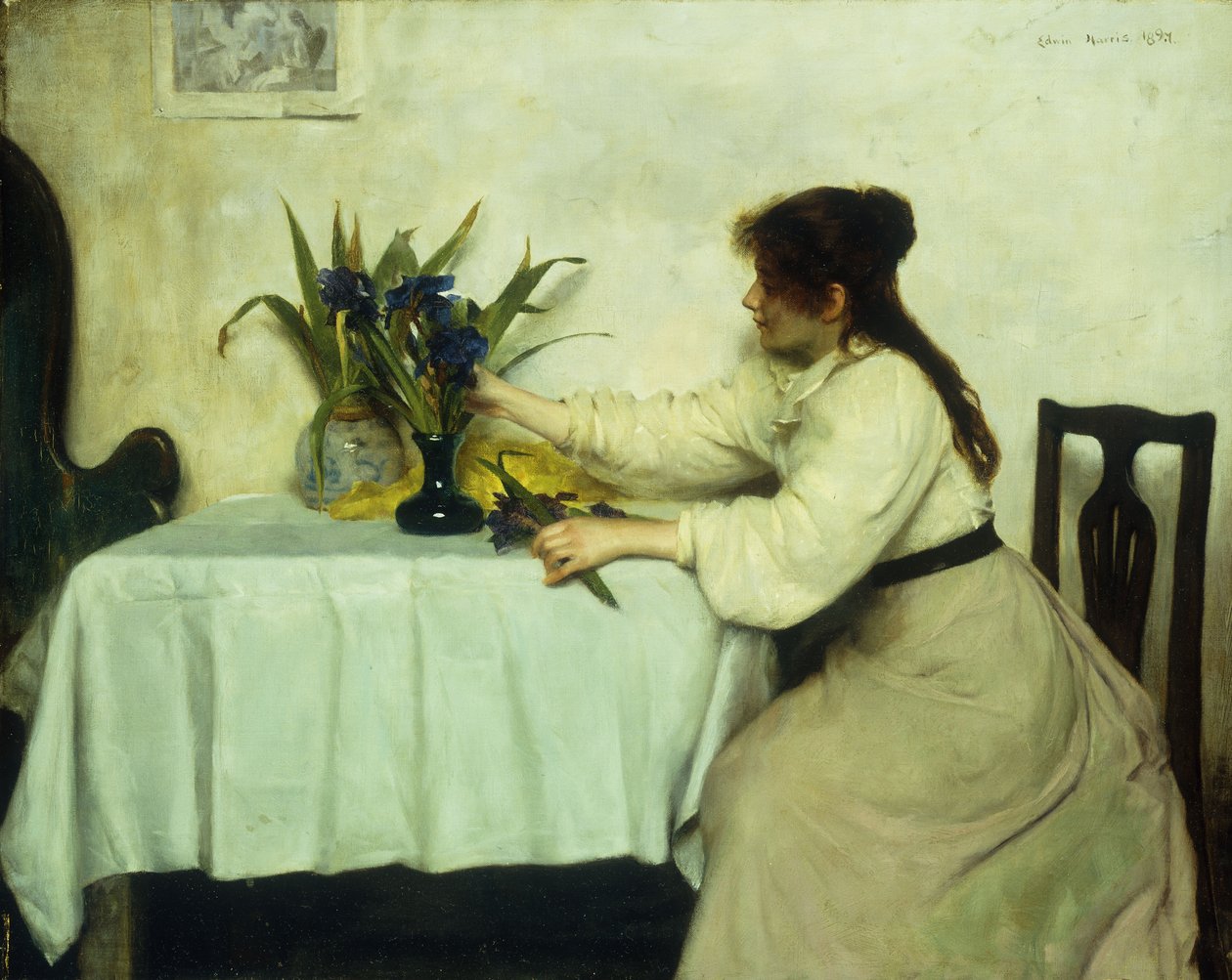 Sistemando i fiori da Edwin Harris