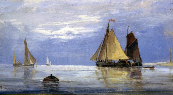 Schizzo per una marina da Edwin Hayes