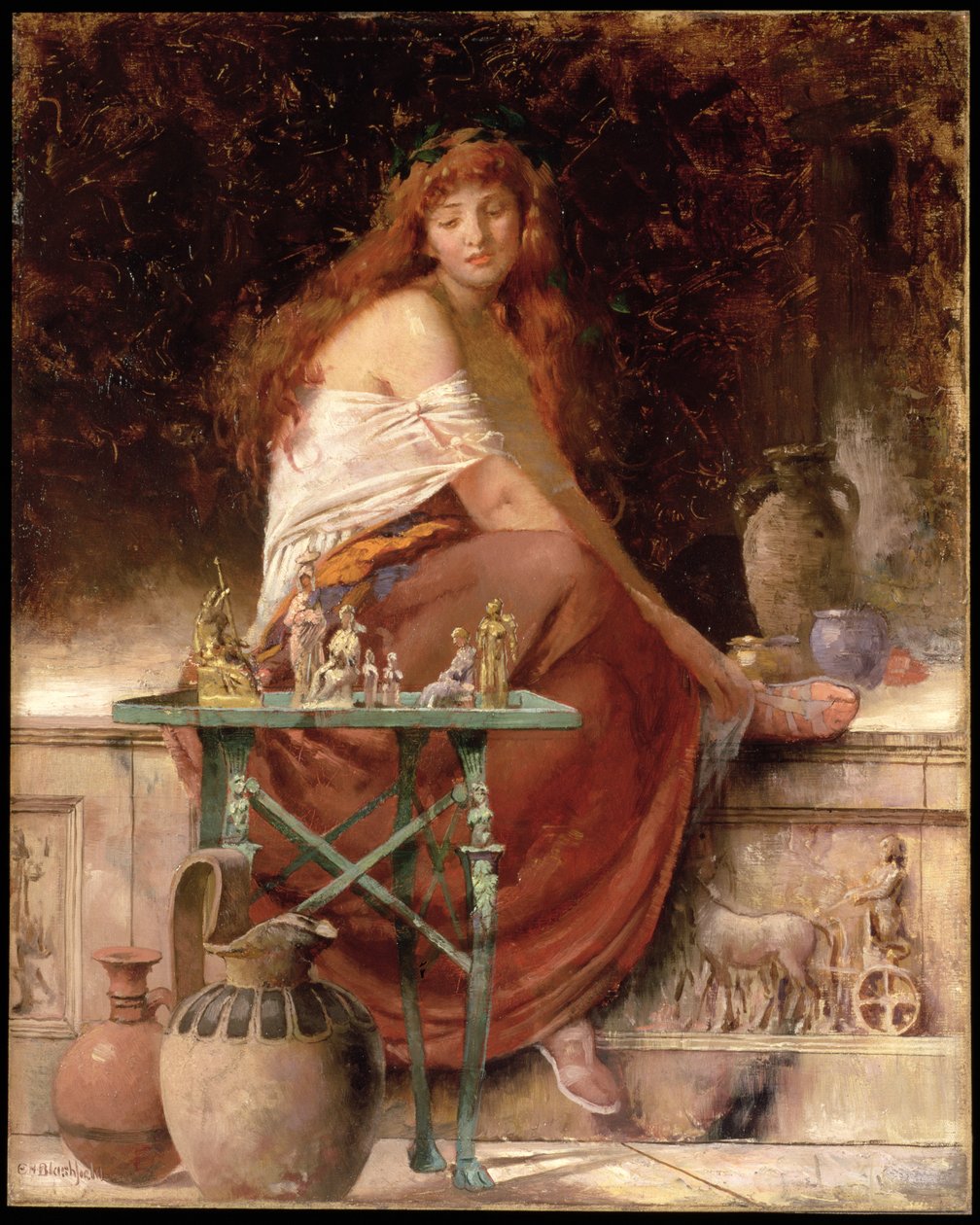 Bellezza dai capelli rossi da Edwin Howland Blashfield