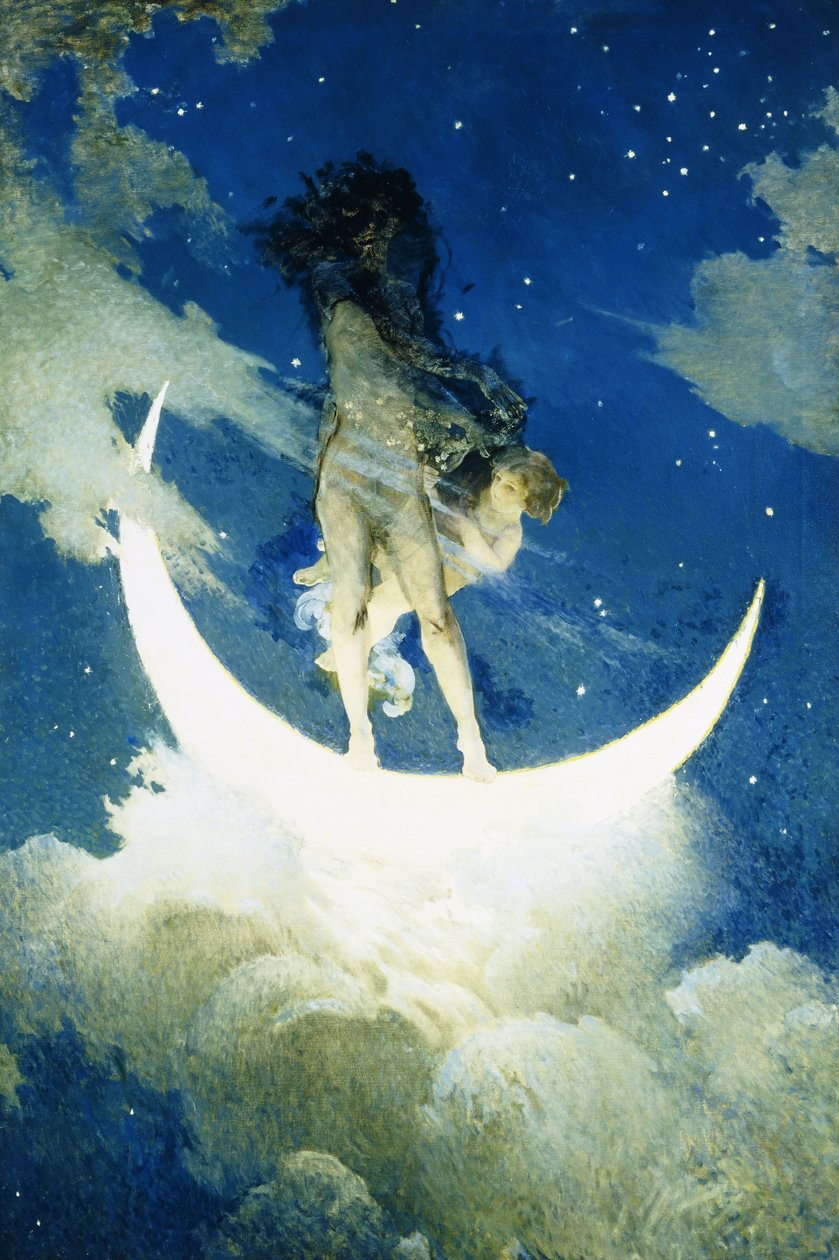 La luna e le stelle da Edwin Howland Blashfield