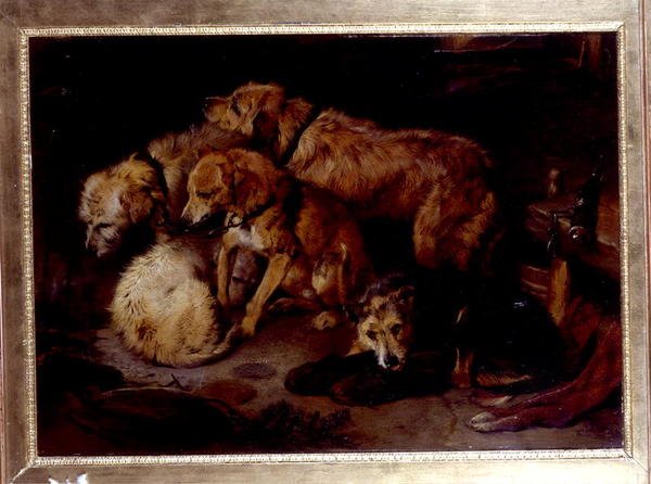 Festa al caminetto da Edwin Landseer