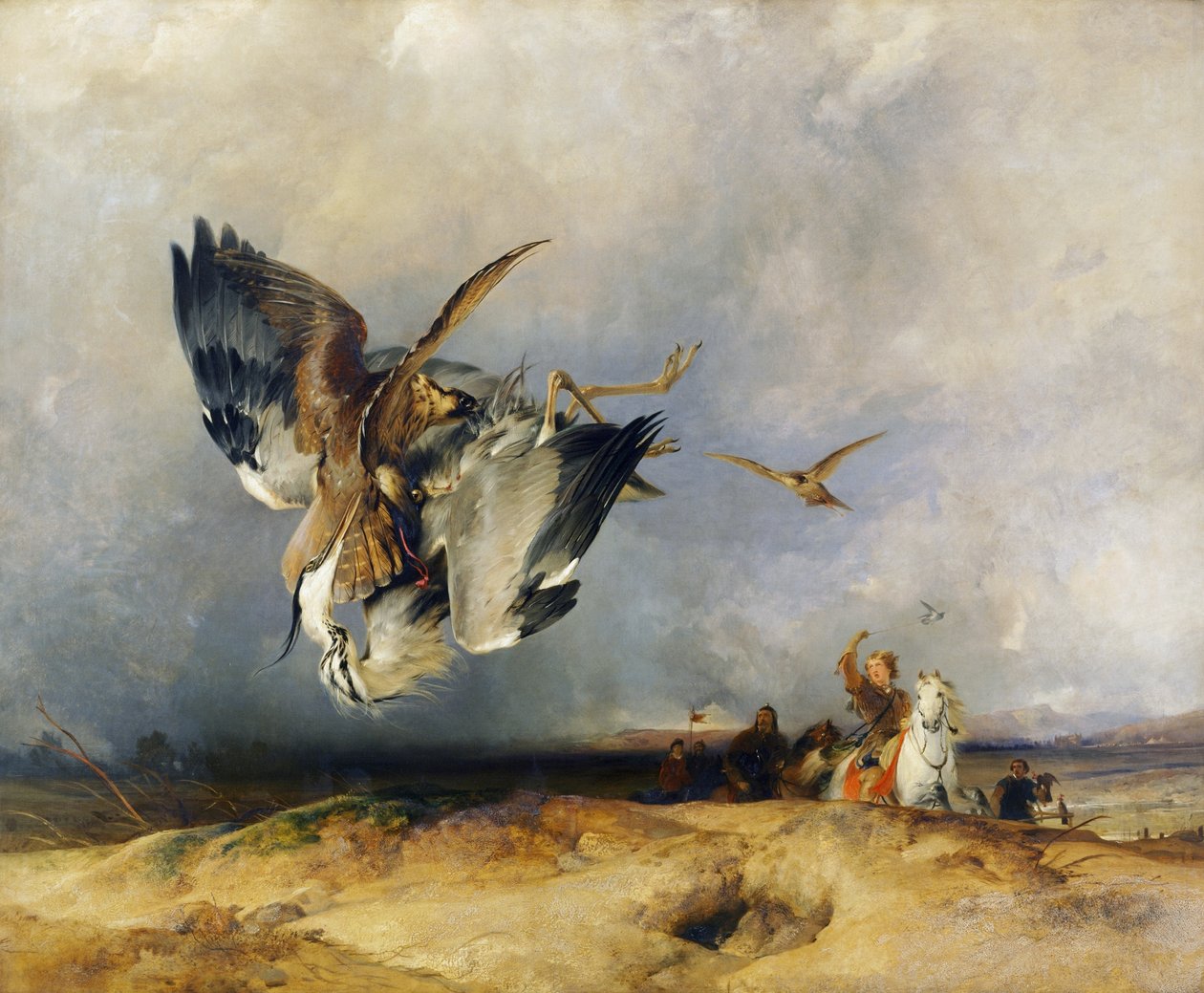 Hawking nei tempi antichi da Edwin Landseer