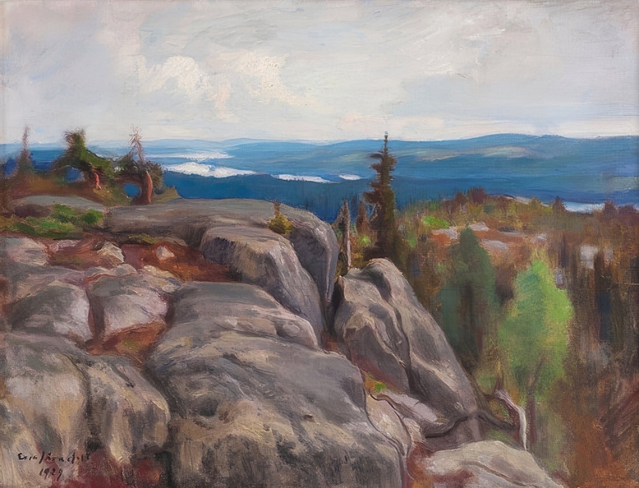 Paesaggio (Maisema Kolilta) da Eero Järnefelt