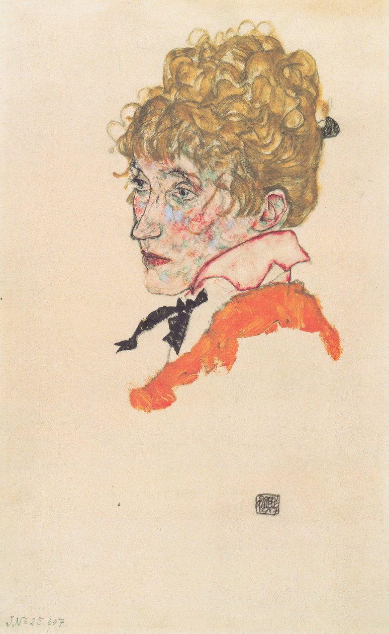 Ritratto di Edith Schiele da Egon Schiele