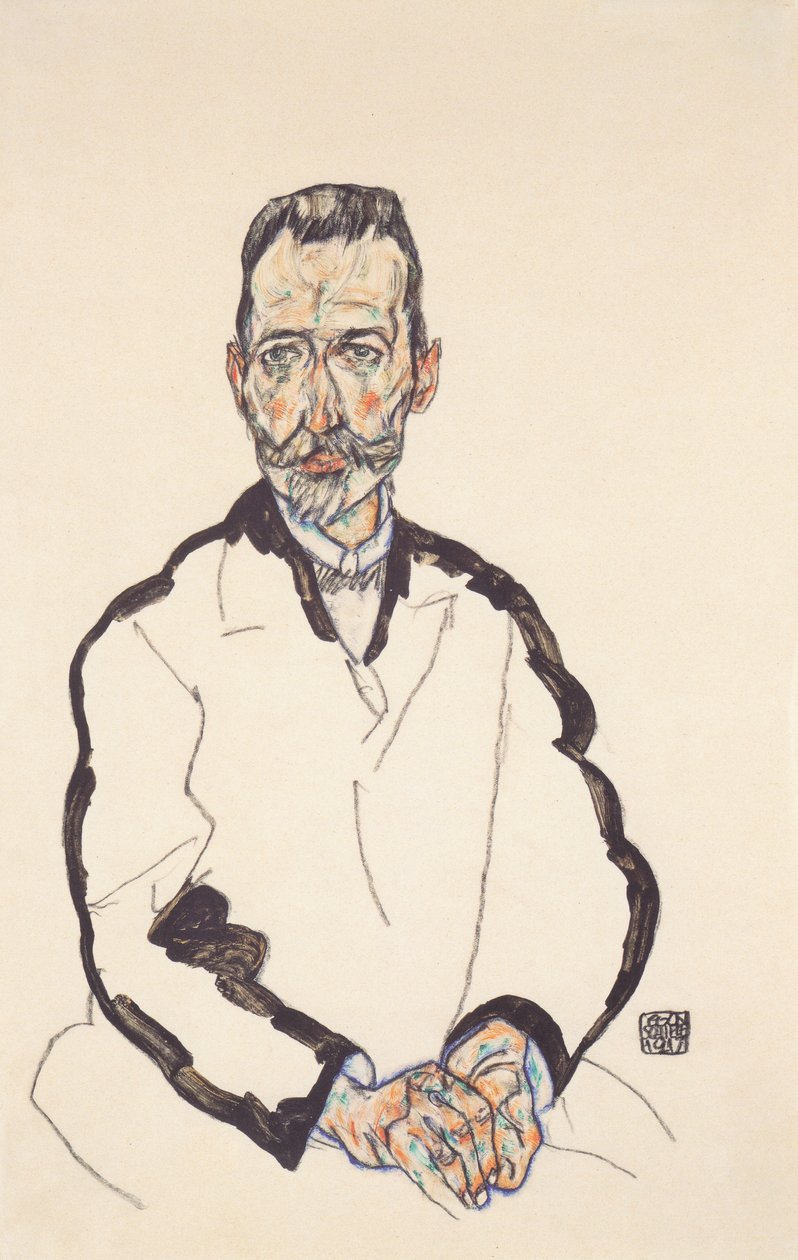 Ritratto di Heinrich Benesch da Egon Schiele