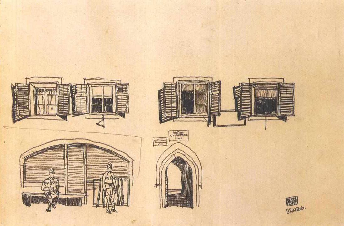 Filiale Brixlegg della k u k Konsumanstalt da Egon Schiele