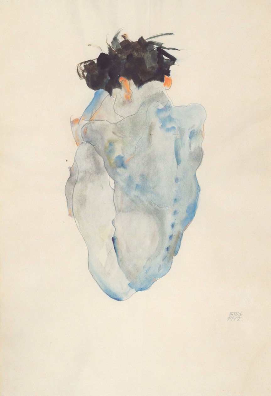 Accovacciato da Egon Schiele