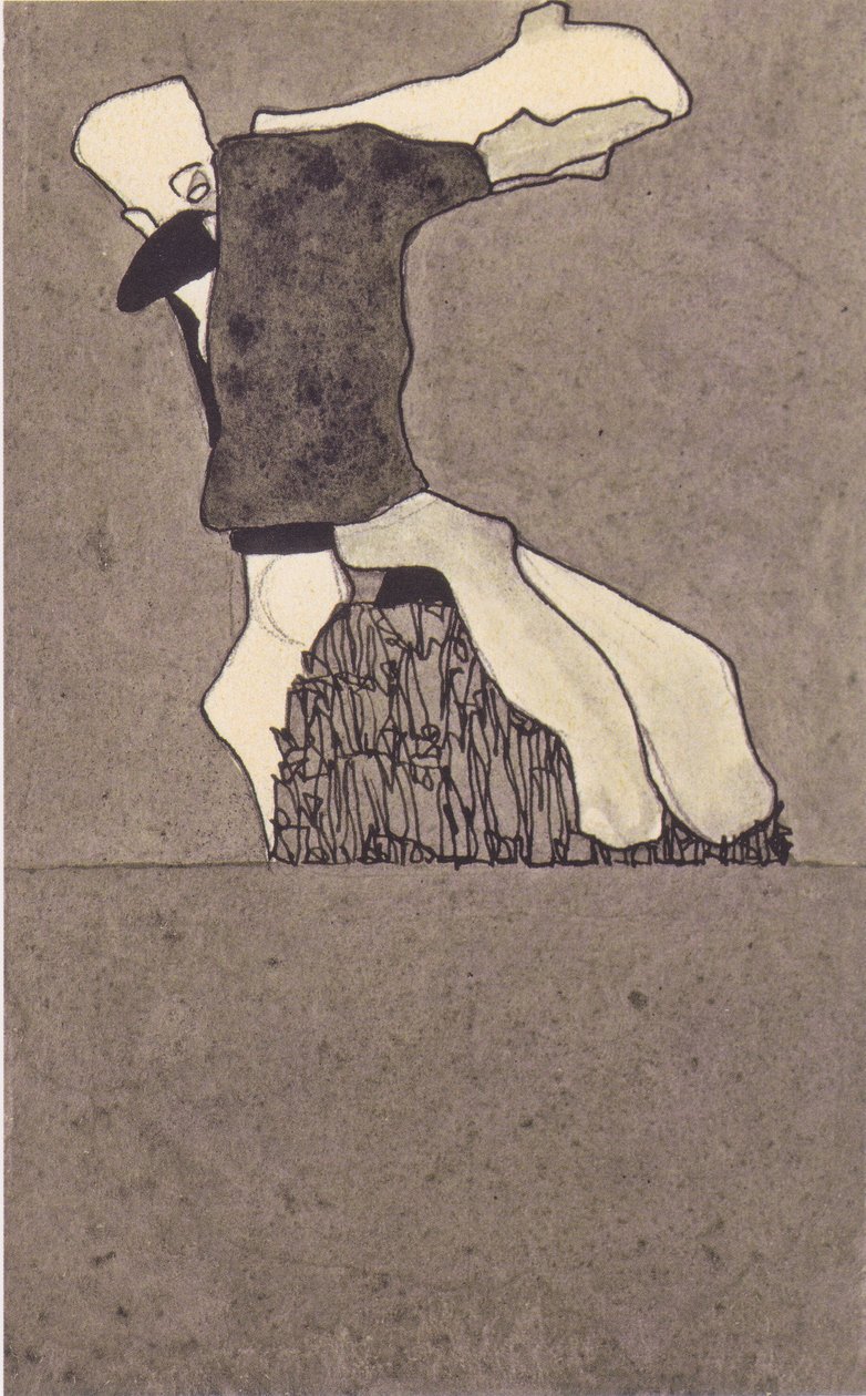 Composizione con due figure da Egon Schiele