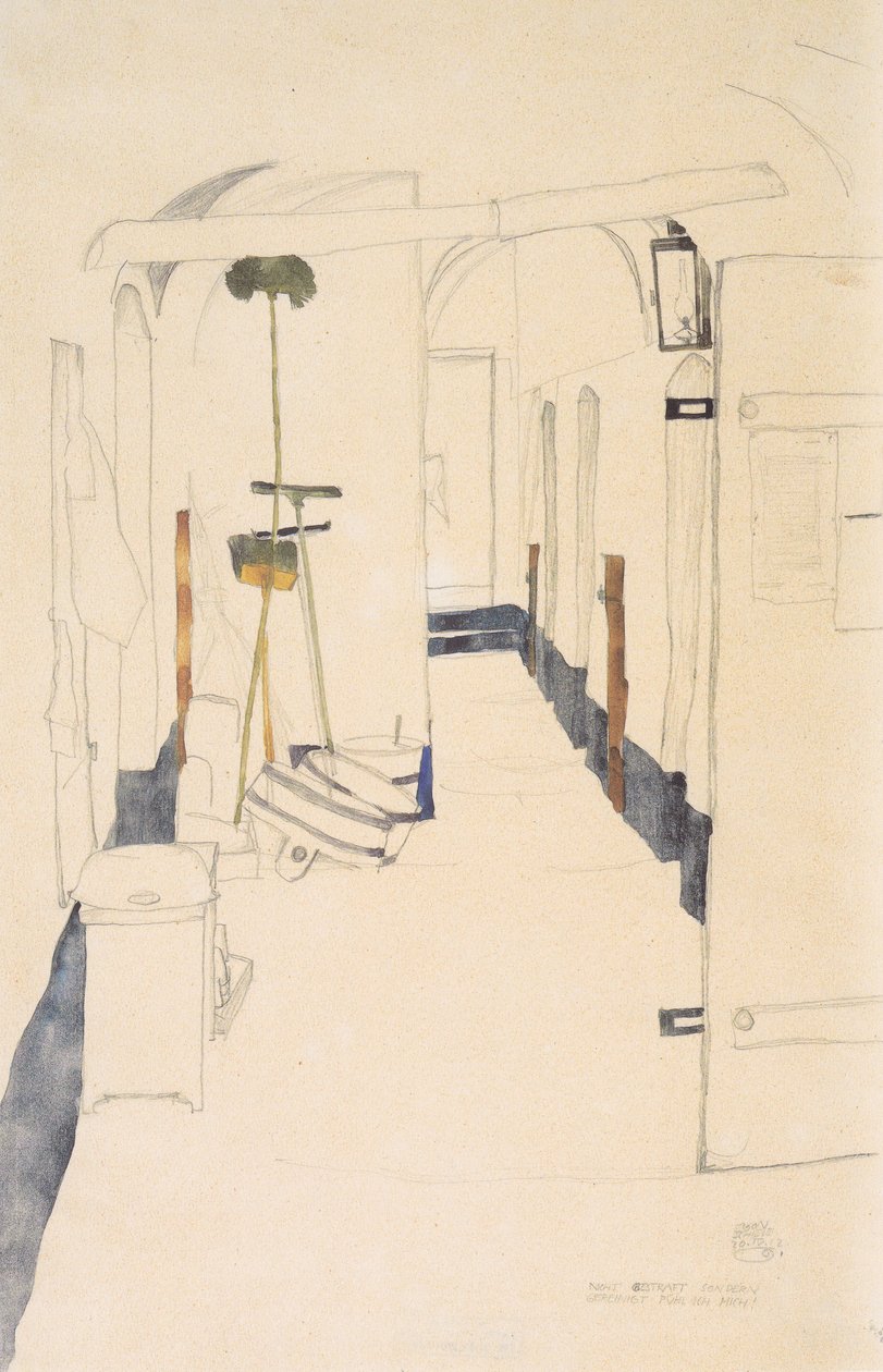 Non punito, ma purificato mi sento da Egon Schiele