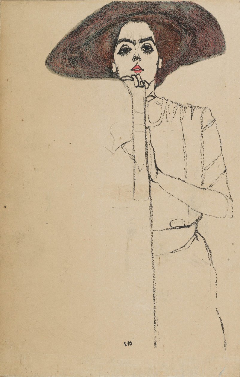 Ritratto di una Donna, 1910 da Egon Schiele