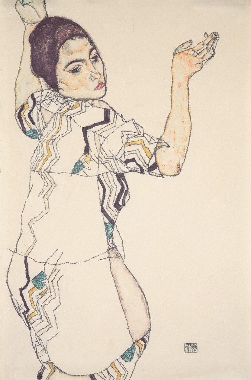 Ritratto di Friederike Maria Beer da Egon Schiele
