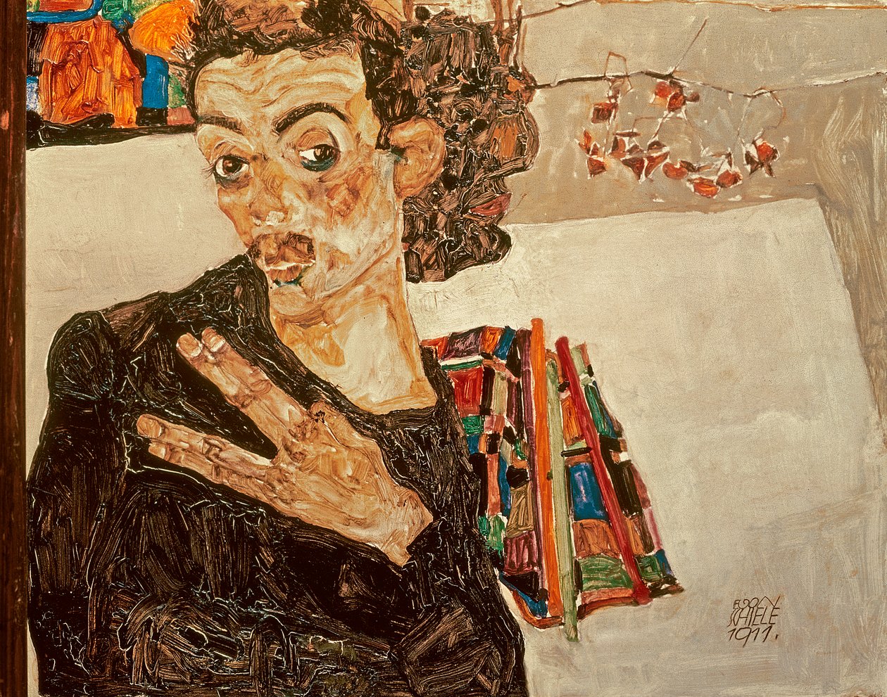 Autoritratto, 1911 da Egon Schiele