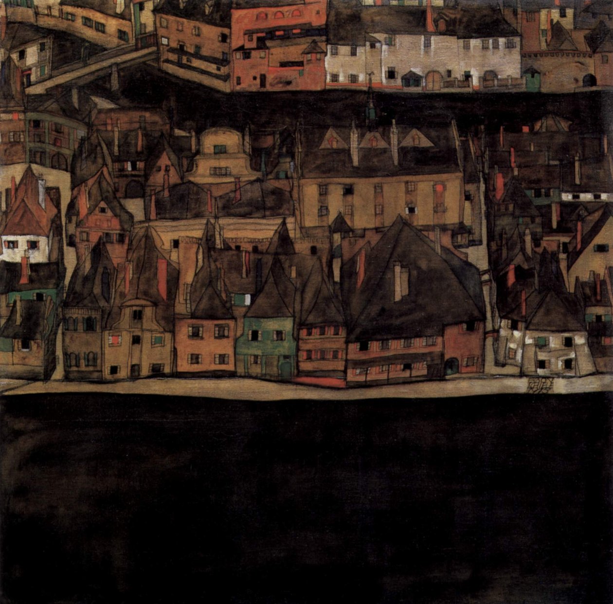 Piccola città da Egon Schiele