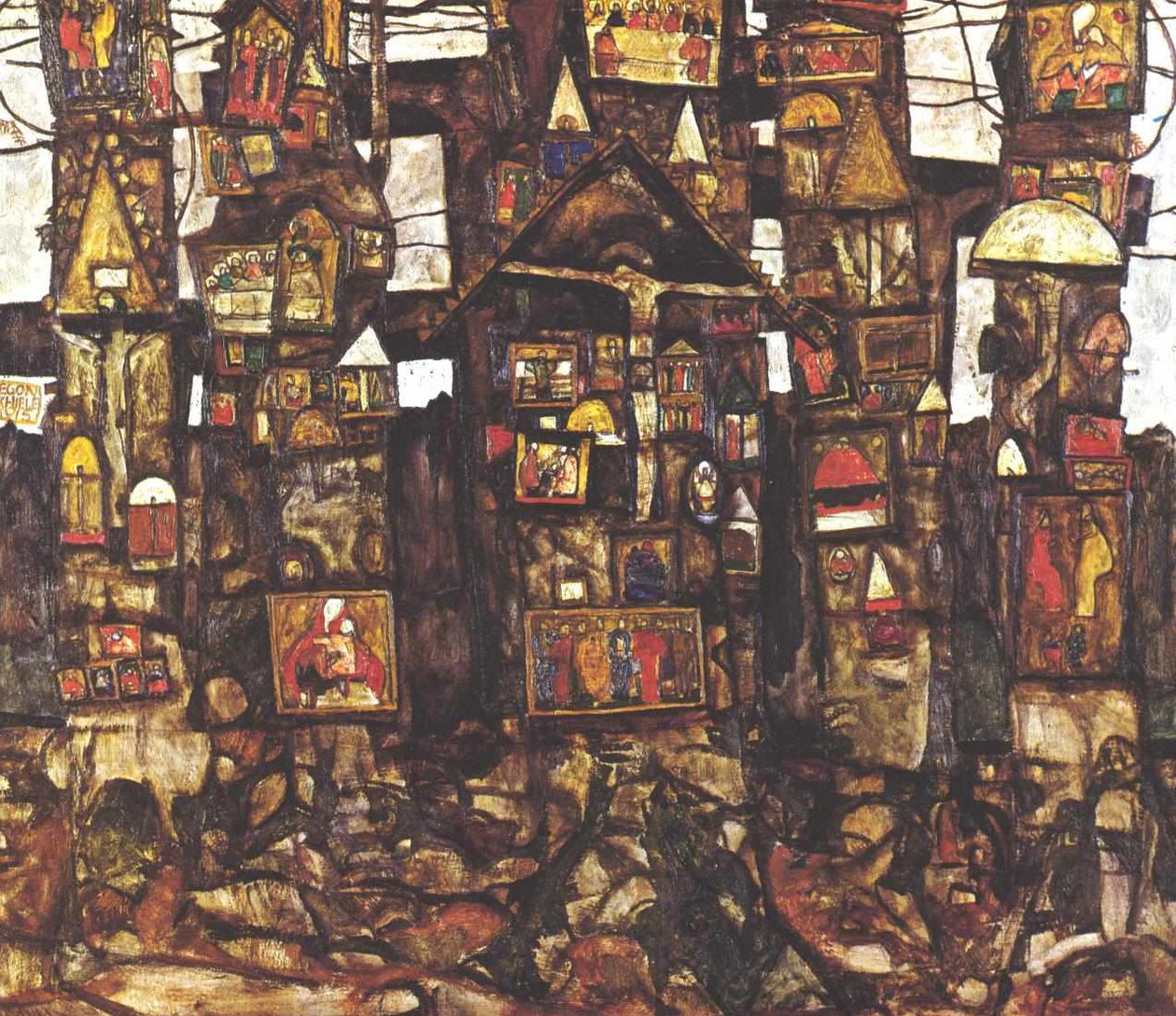 Devozione nel bosco da Egon Schiele