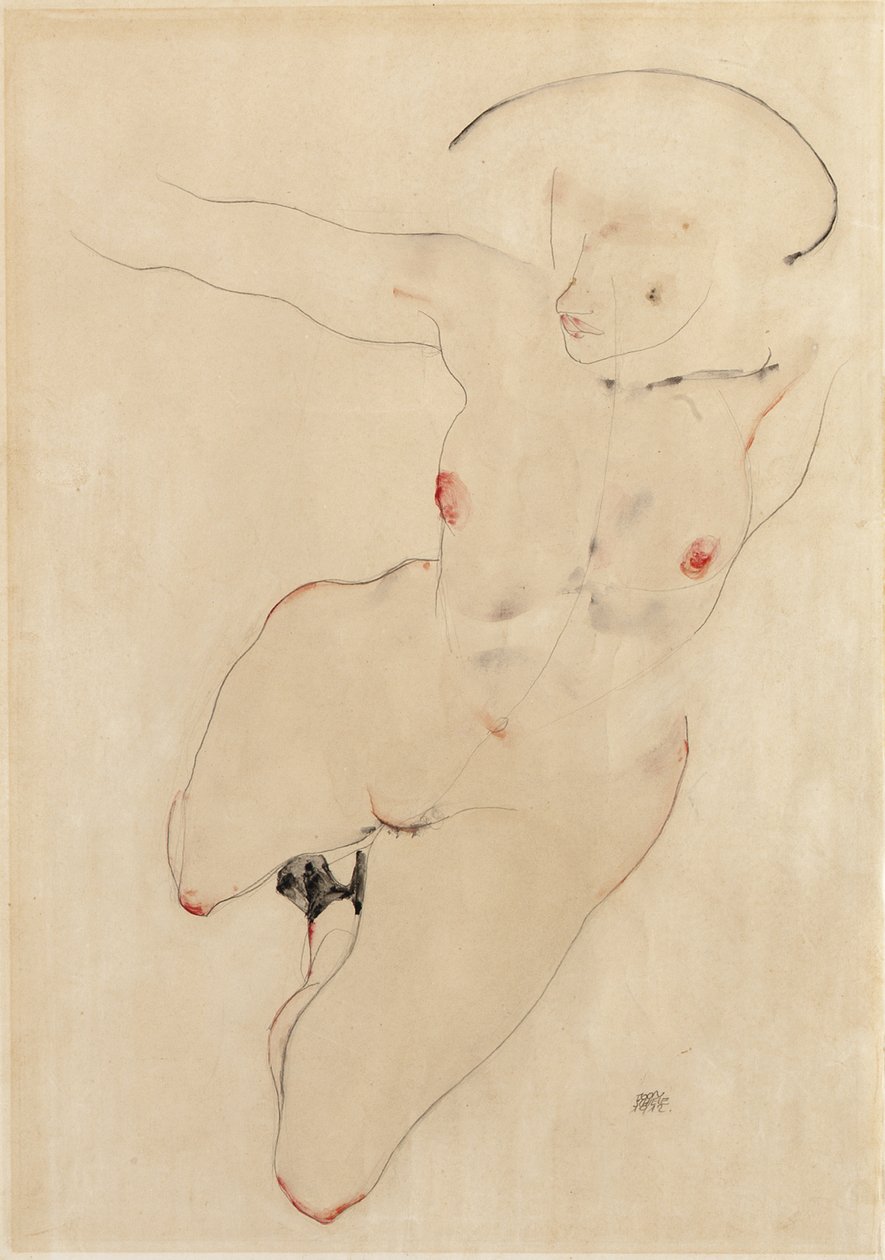 Nudo femminile, 1912 da Egon Schiele