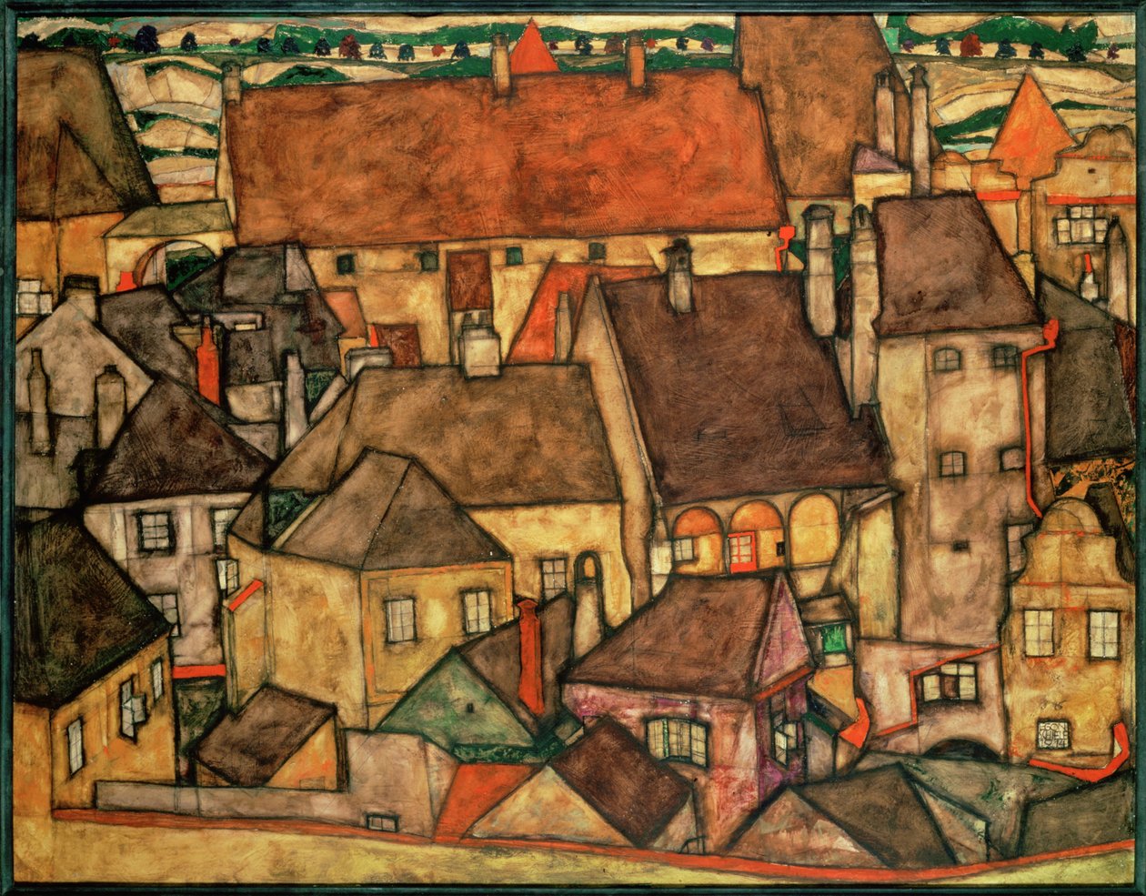 Città gialla ... da Egon Schiele