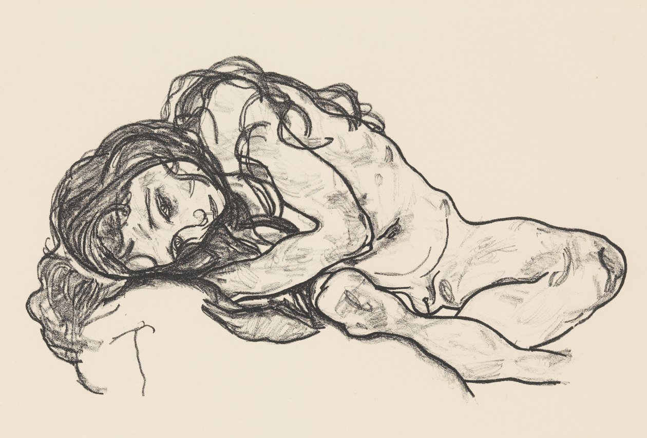 Ragazza, 1918 da Egon Schiele