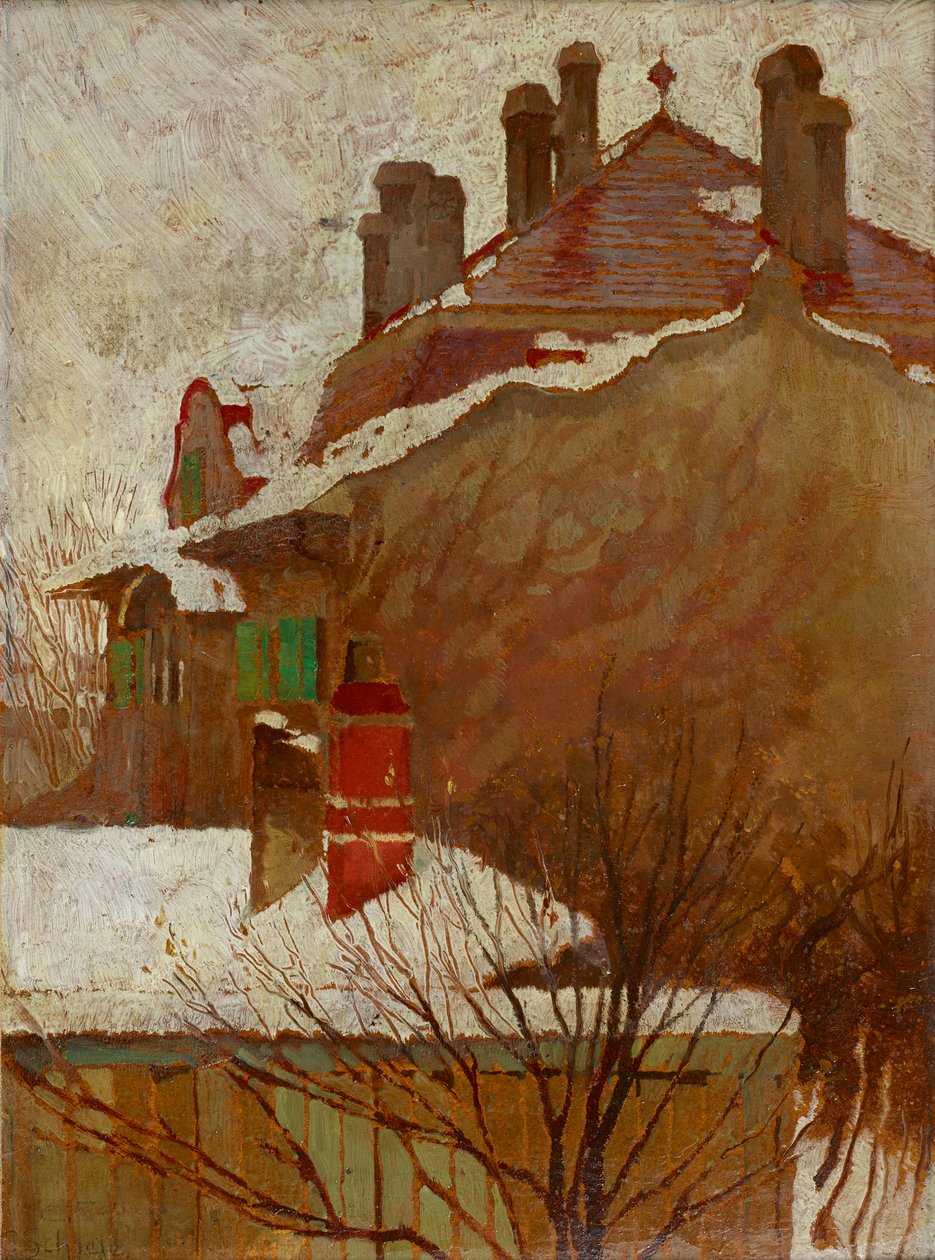 Case in inverno (vista dall
