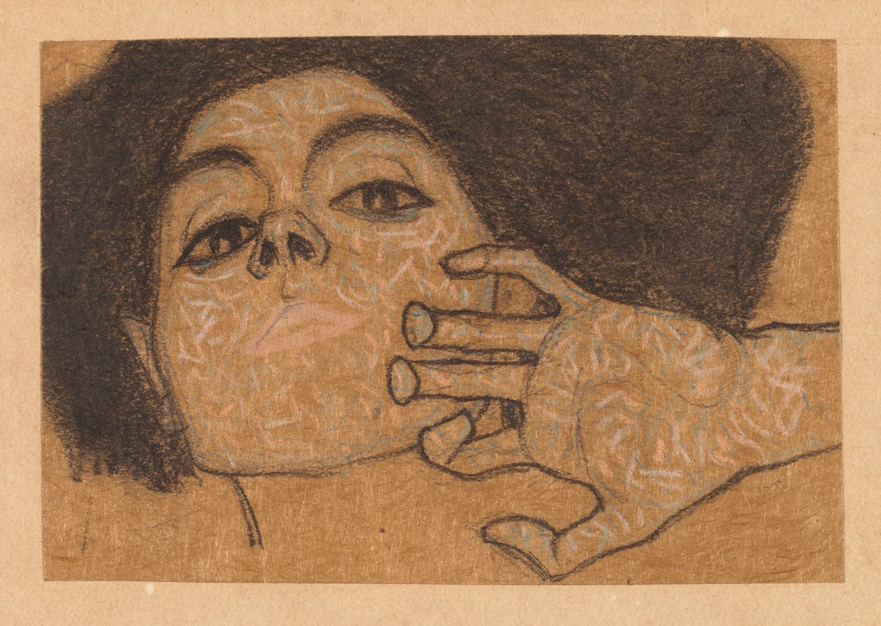 Testa di una donna da Egon Schiele