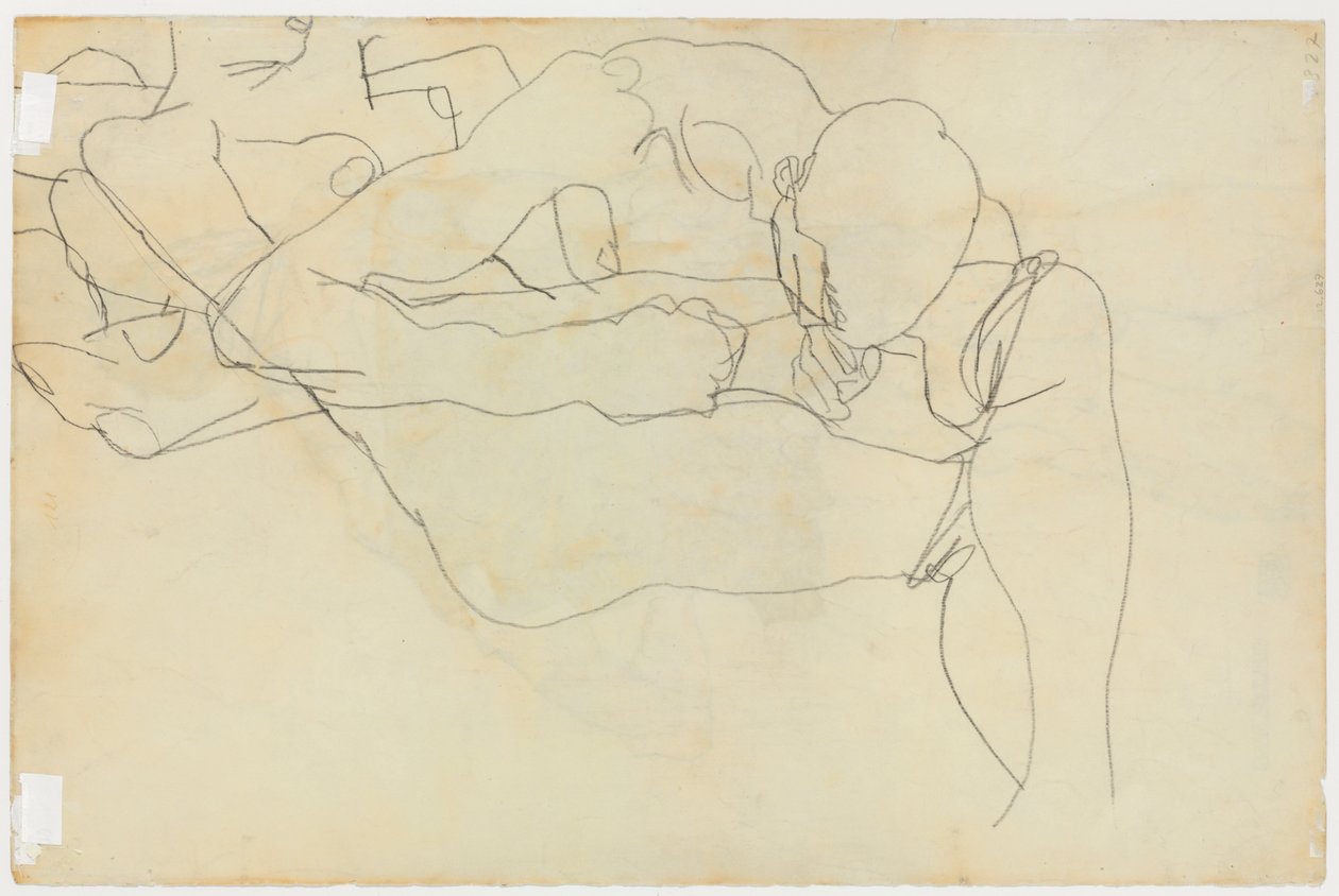 Amanti, 1913 da Egon Schiele