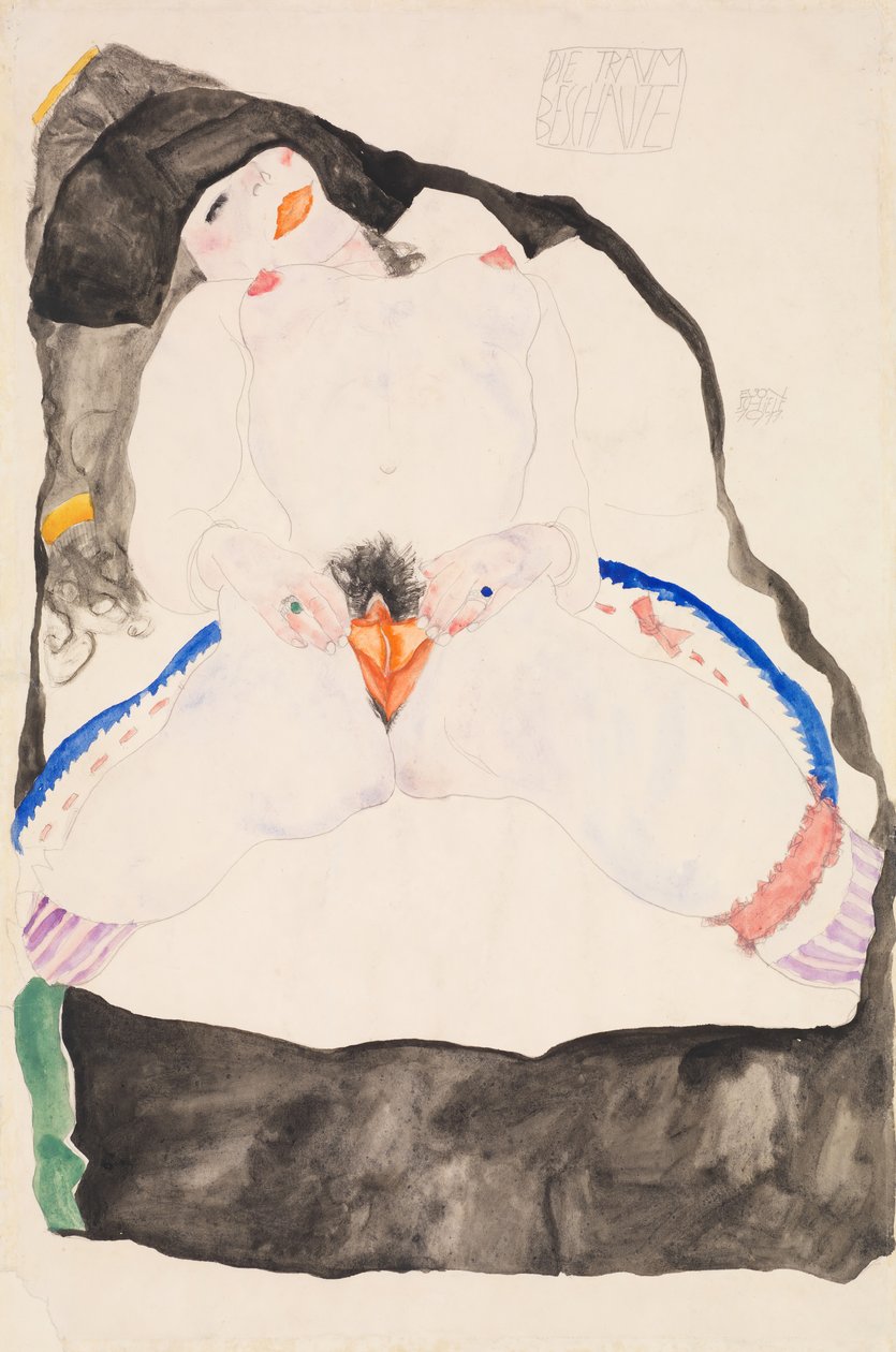 Osservato in un sogno, 1911 da Egon Schiele