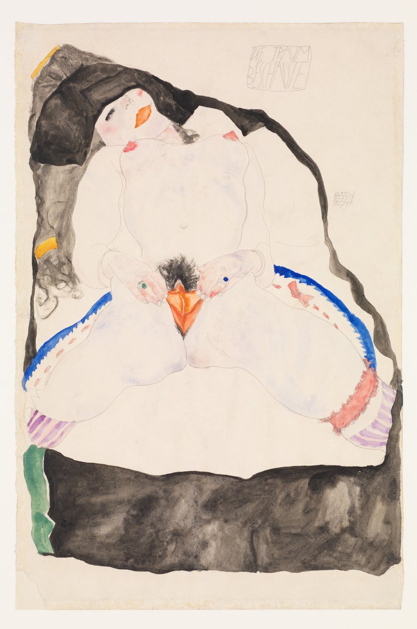 Osservato in un sogno, 1911 da Egon Schiele