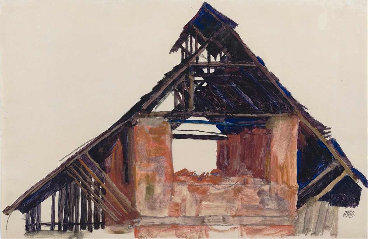 Vecchio timpano, 1913 da Egon Schiele