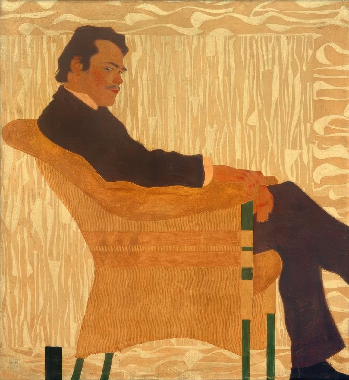 Ritratto del pittore Hans Massmann da Egon Schiele