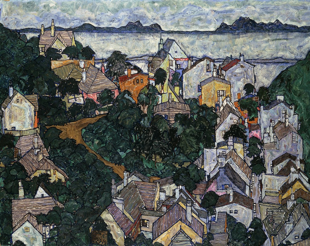 Paesaggio estivo da Egon Schiele