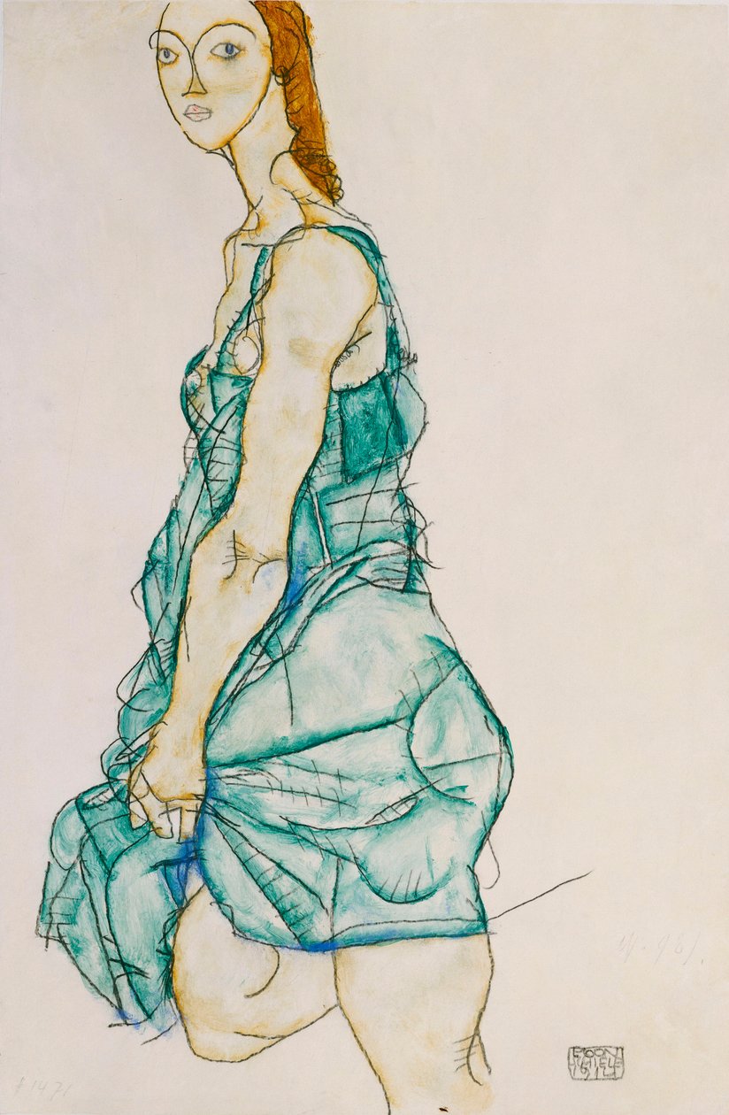 Donna in piedi, 1912 da Egon Schiele