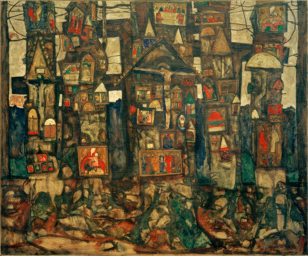 Devozione nella foresta da Egon Schiele