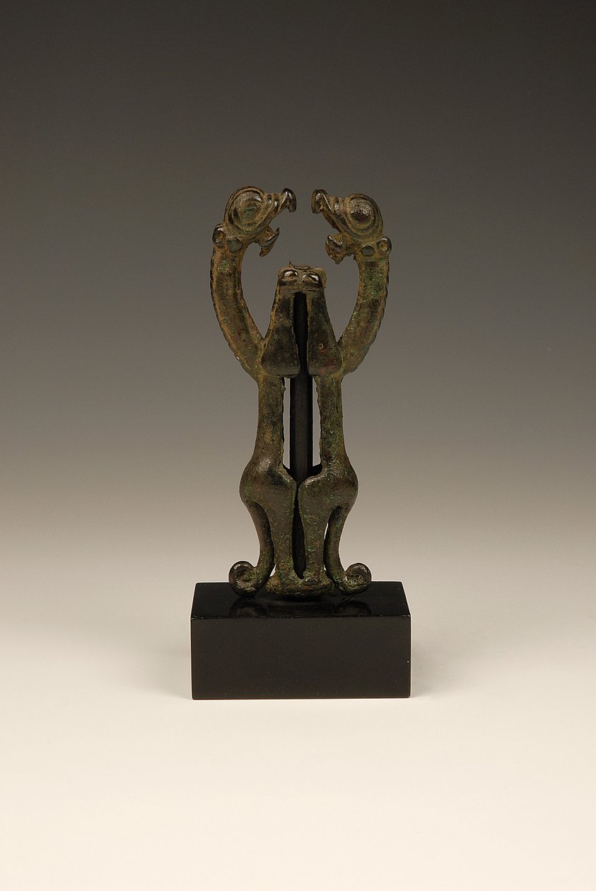 Puntale di leone in bronzo, IX-VIII secolo a.C. da Egyptian