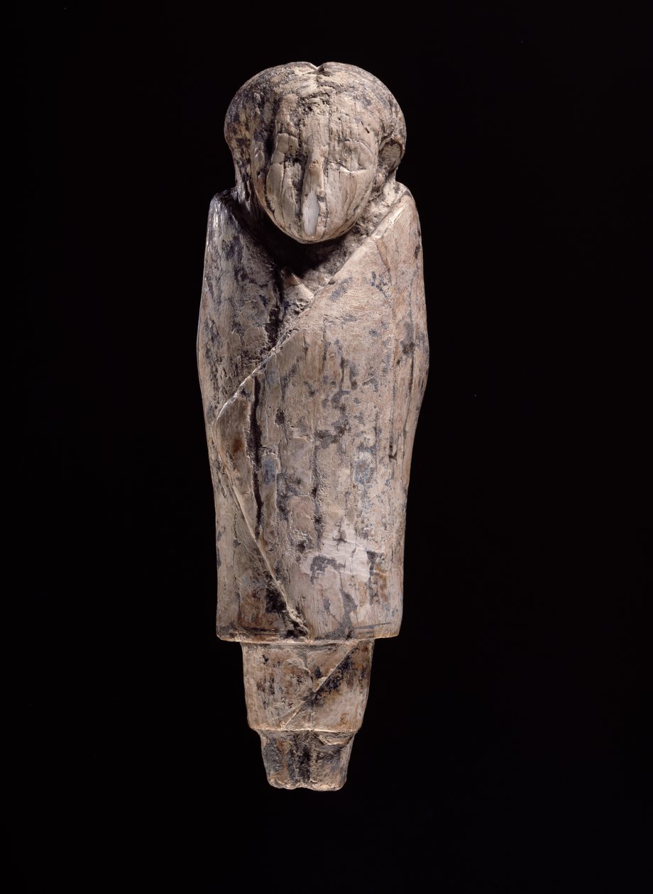 Statuetta in avorio di una donna (avorio di ippopotamo intagliato) da Egyptian