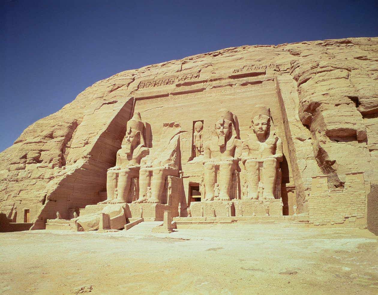 Facciata del Tempio di Ramesse II da Egyptian 19th Dynasty