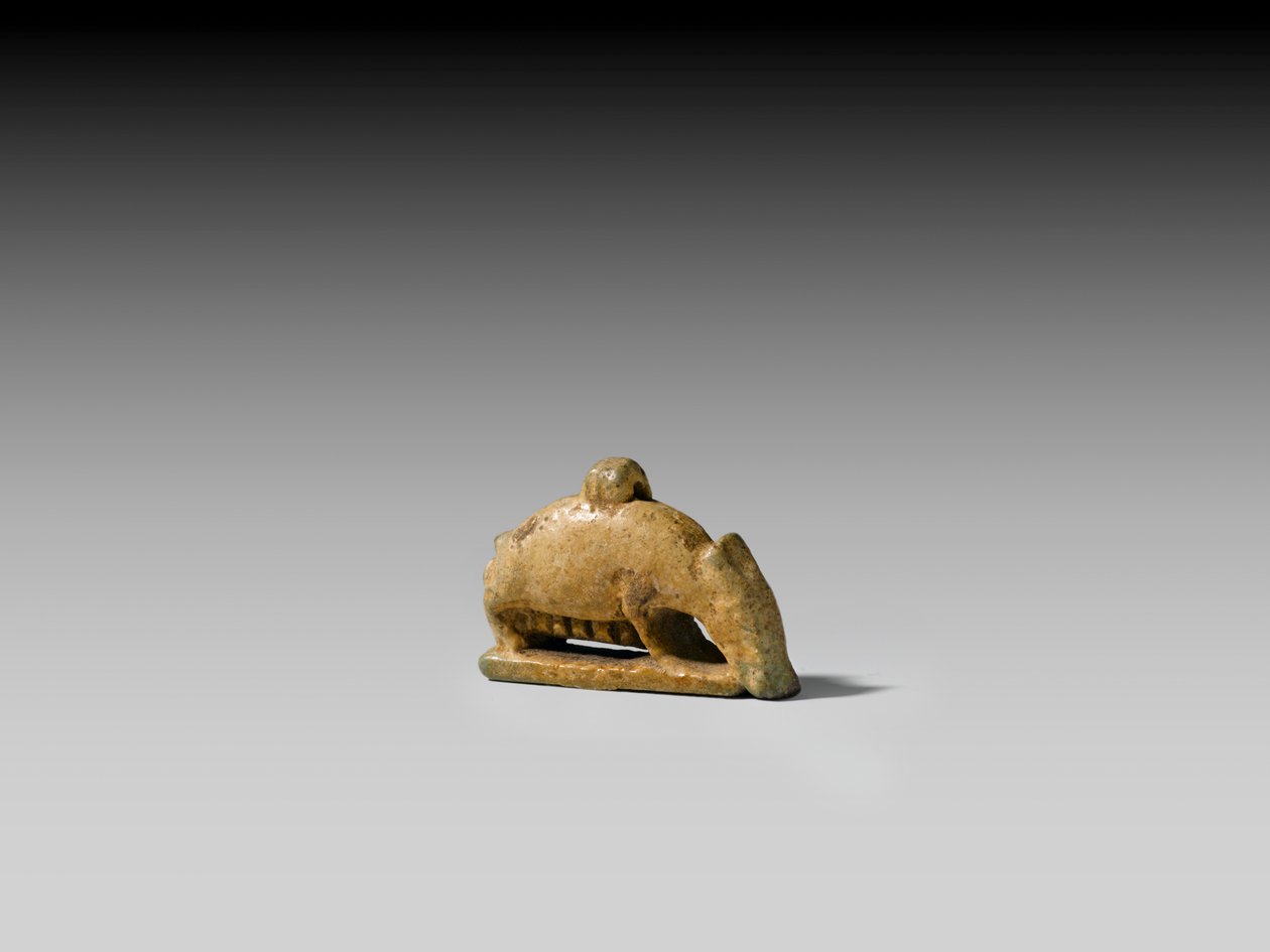 Amuleto di una scrofa da Egyptian