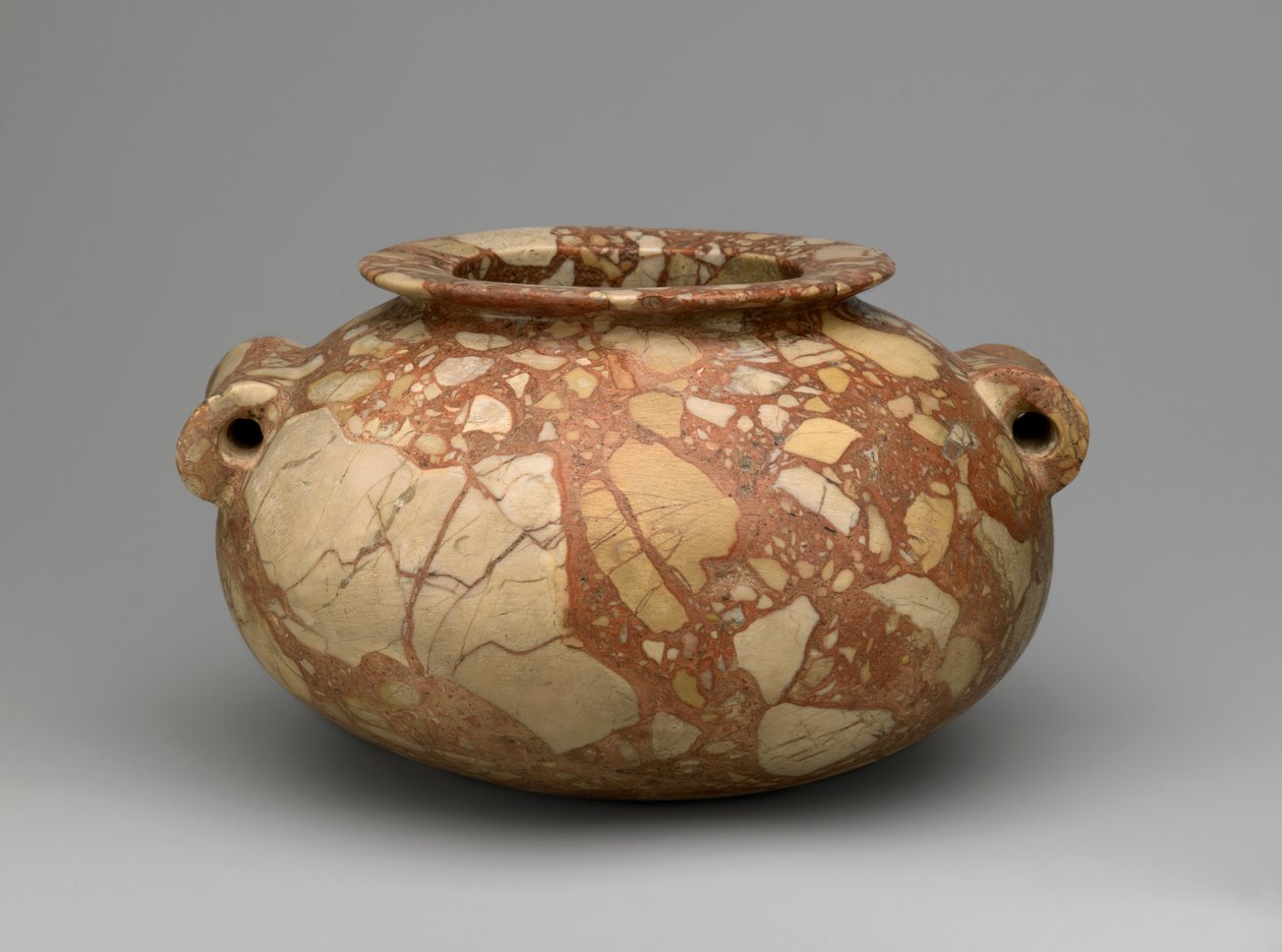 Vaso con manici tubolari, c.3600-3000 a.C. da Egyptian
