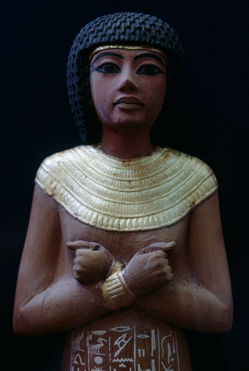 Statuetta funeraria (Ushabti) da Egyptian 18th Dynasty